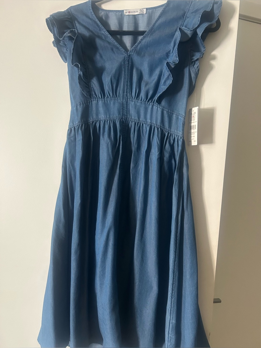 NWT Cotton Chambray Dress